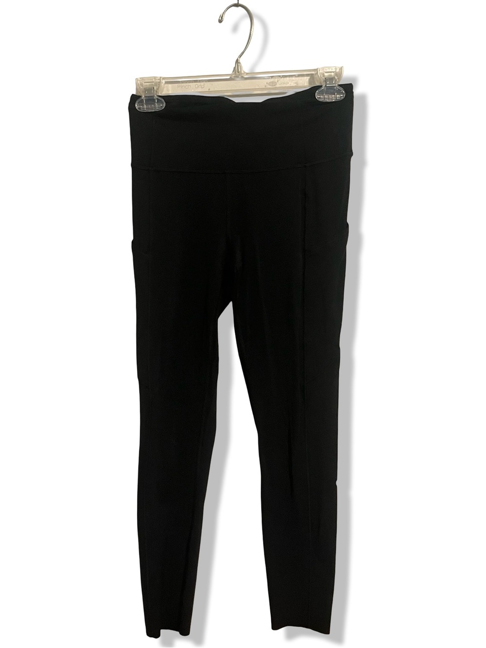 Black Lululemon Invigorate High-Rise Tight with Pockets
